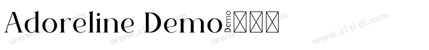 Adoreline Demo字体转换